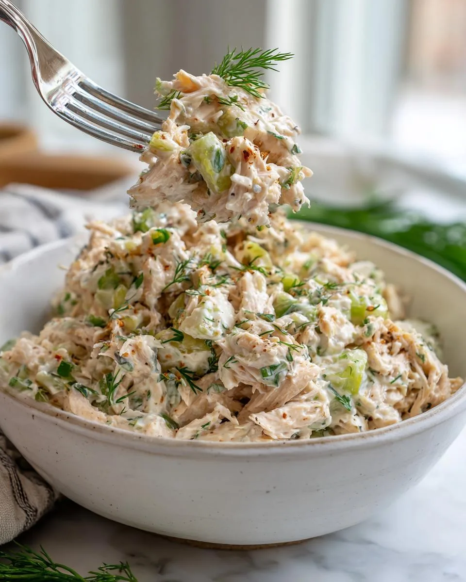 Cottage Cheese Pickle Chicken Salad - detail 1