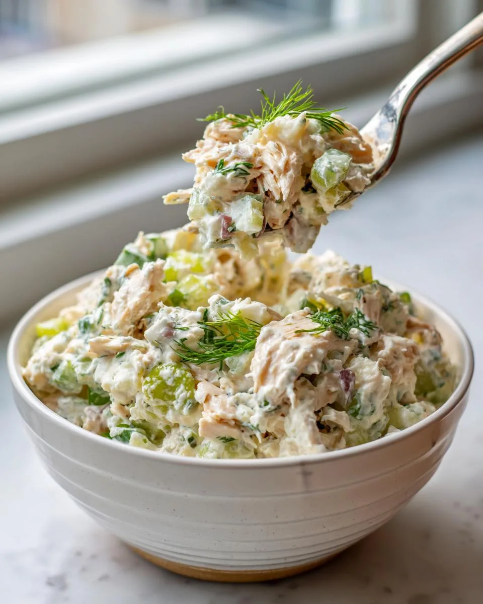 Cottage Cheese Pickle Chicken Salad - detail 2