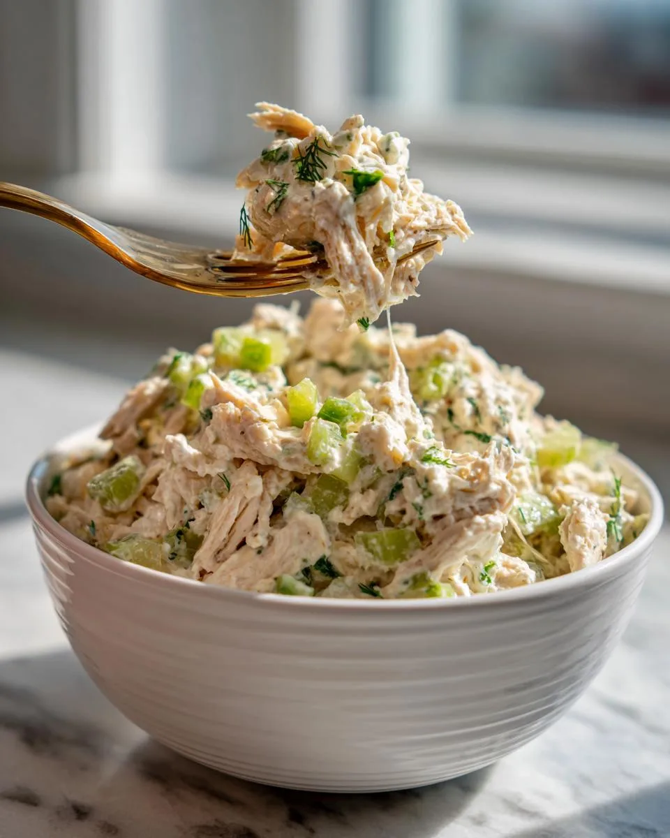 Cottage Cheese Pickle Chicken Salad - detail 3