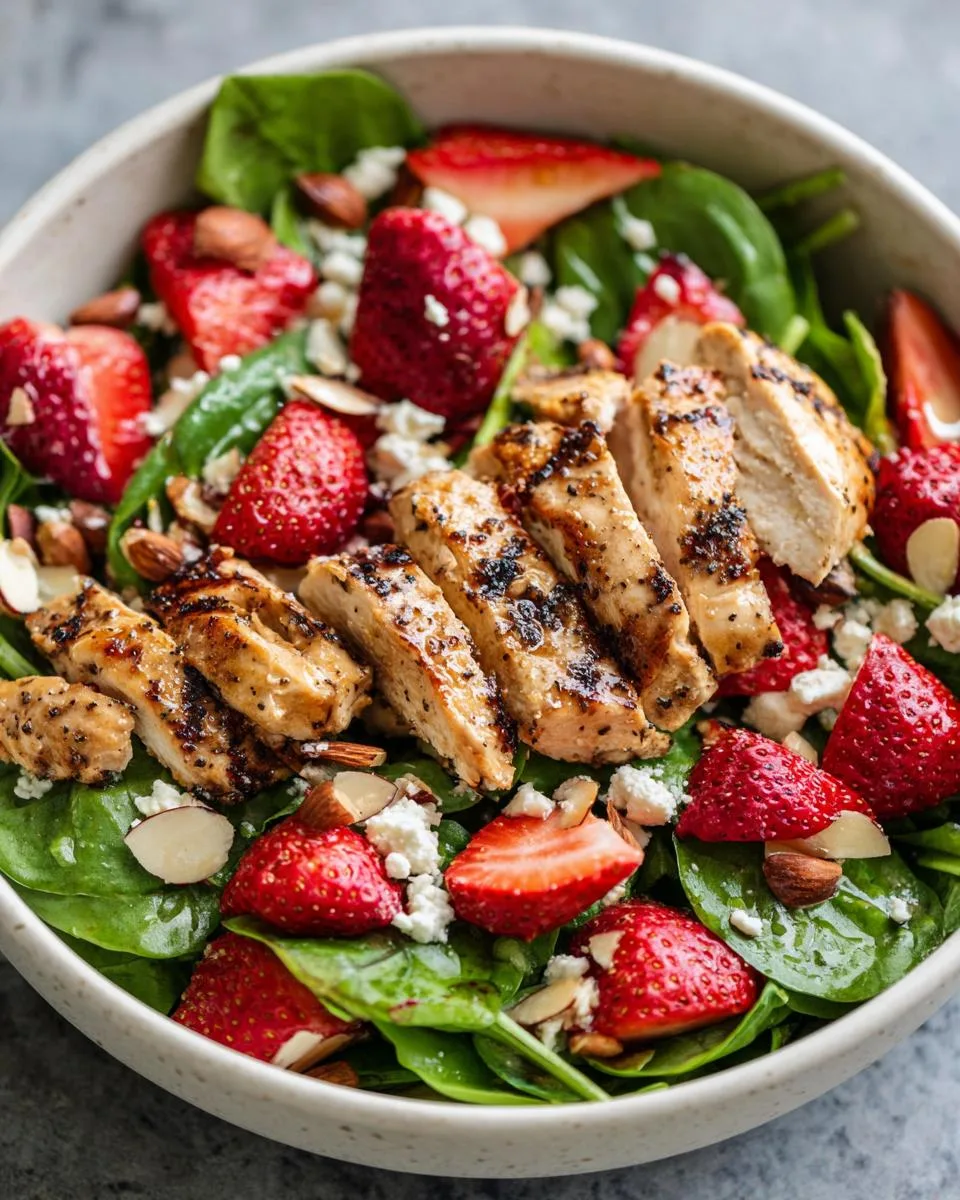 Cottage Cheese Strawberry Chicken Salad - detail 2