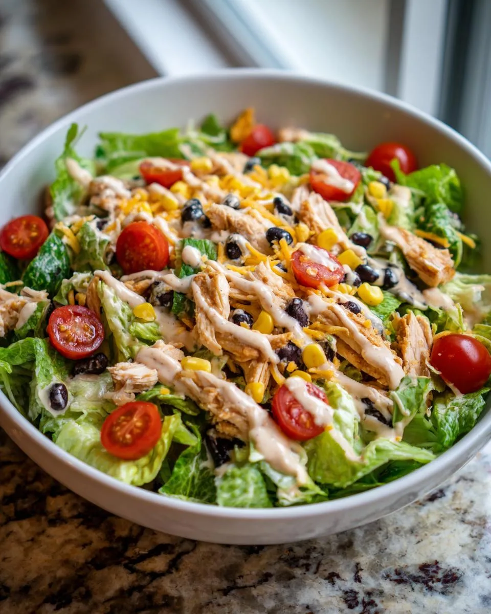 Cottage Cheese Taco Chicken Salad - detail 3