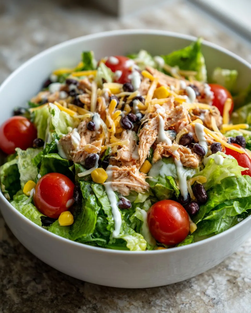 Cottage Cheese Taco Chicken Salad - detail 4
