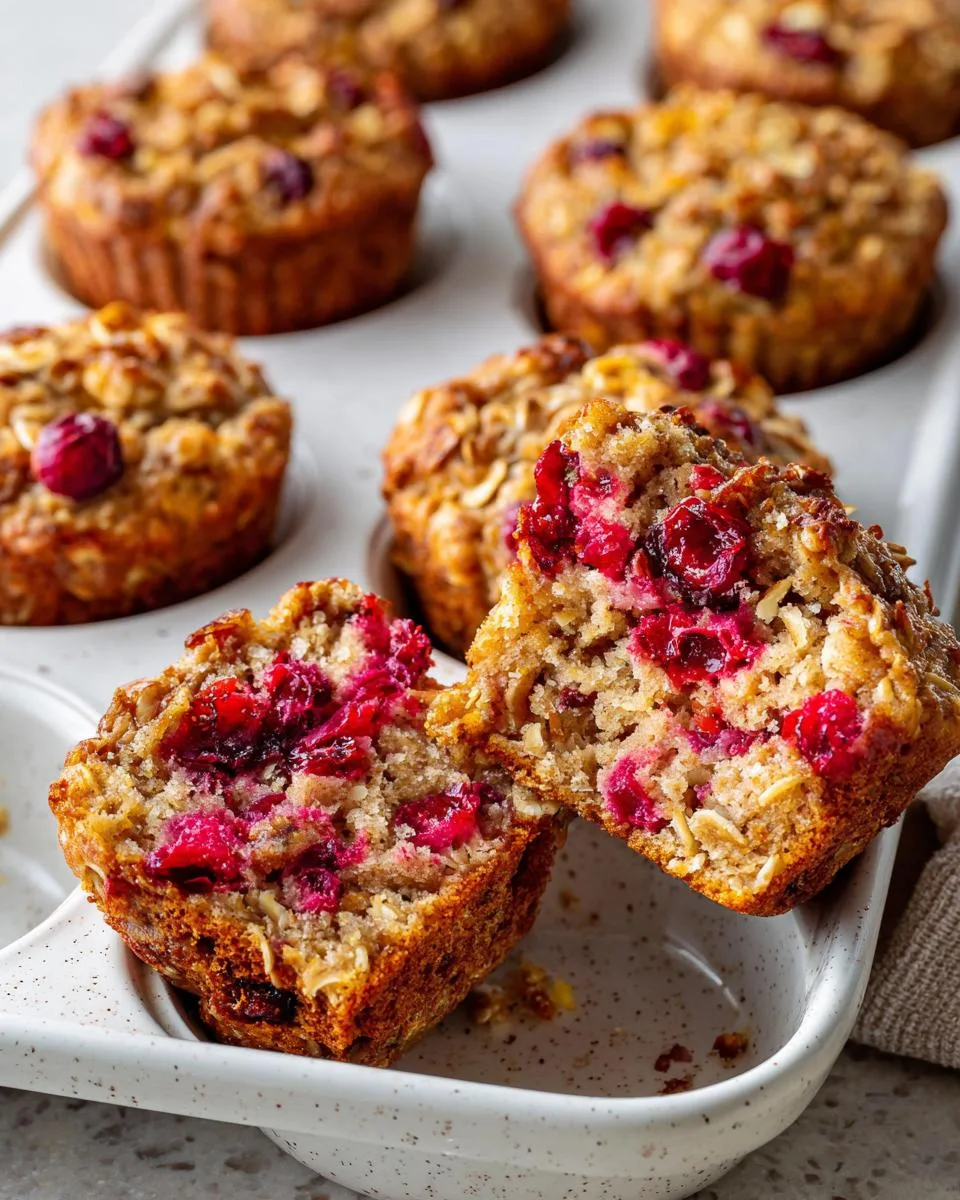 Cranberry Orange Oat Muffins - detail 1