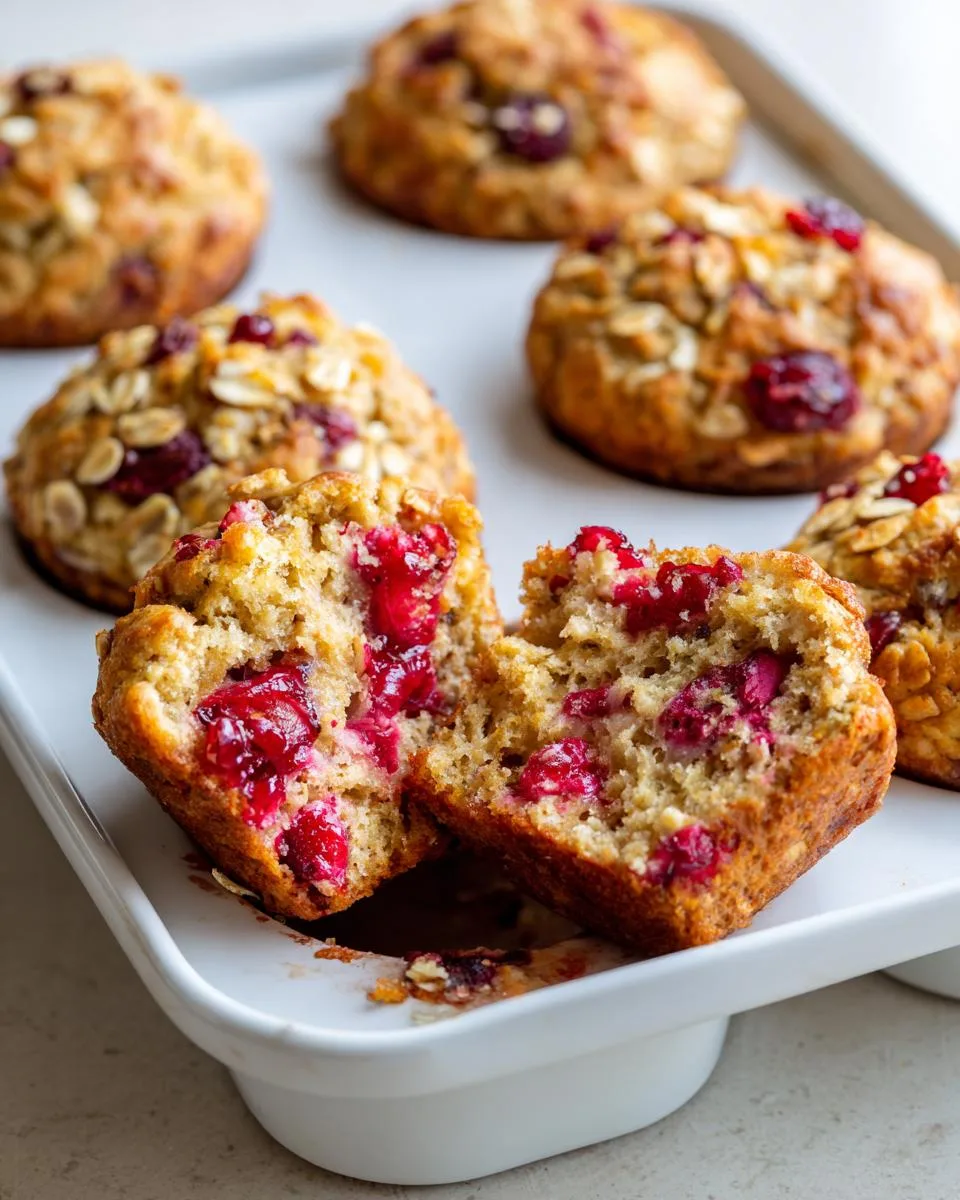 Cranberry Orange Oat Muffins - detail 4