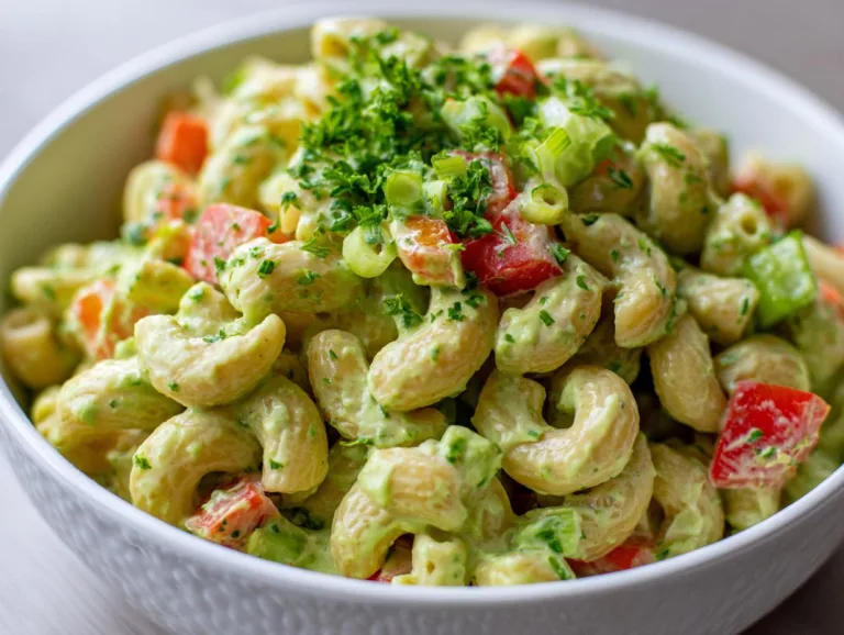 Creamy Avocado Macaroni Salad Recipe
