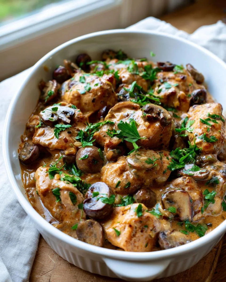 Creamy Chicken Stroganoff - detail 1