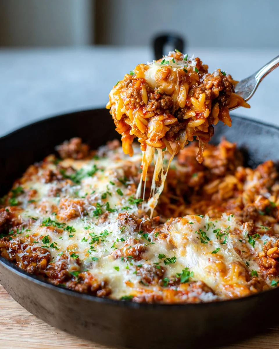 Creamy Ground Beef Orzo - detail 3