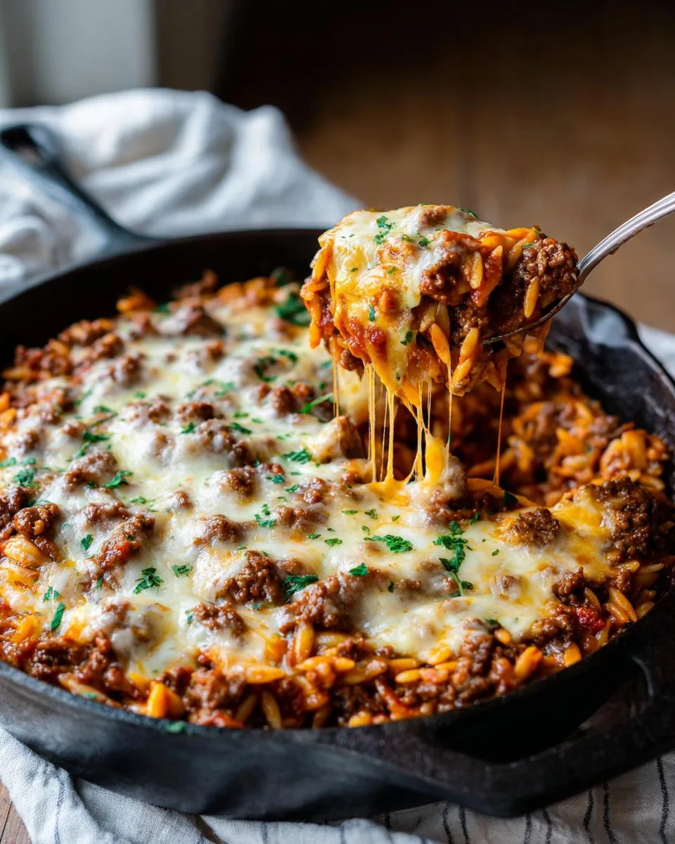 Creamy Ground Beef Orzo - detail 4