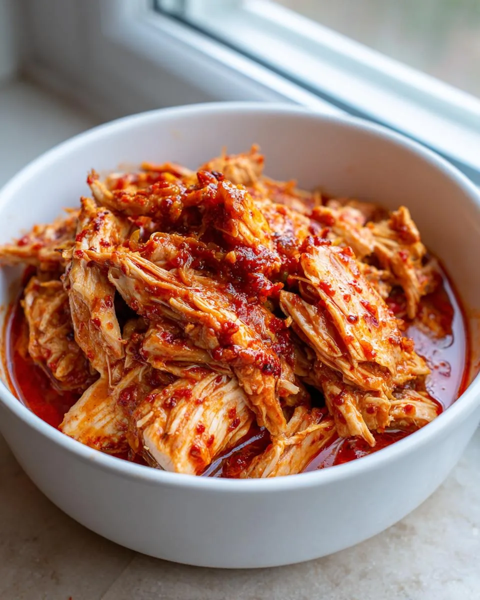 Crockpot Salsa Chicken - detail 2