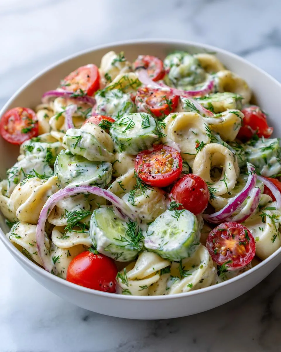 Cucumber Dill Pasta Salad Recipe - detail 4