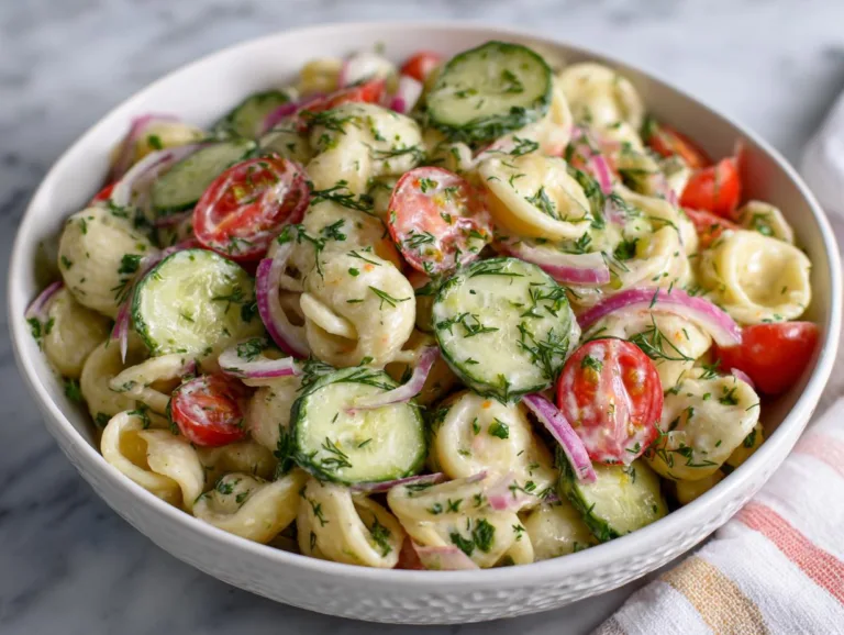 Cucumber Dill Pasta Salad Recipe