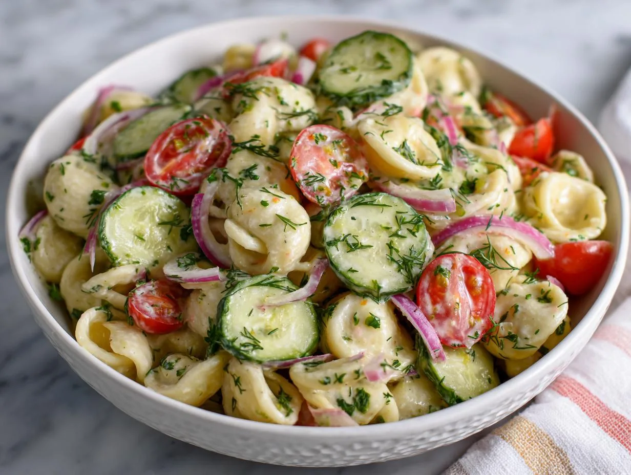 Refreshing Cucumber Dill Pasta Salad Recipe Ready in 30 Minutes