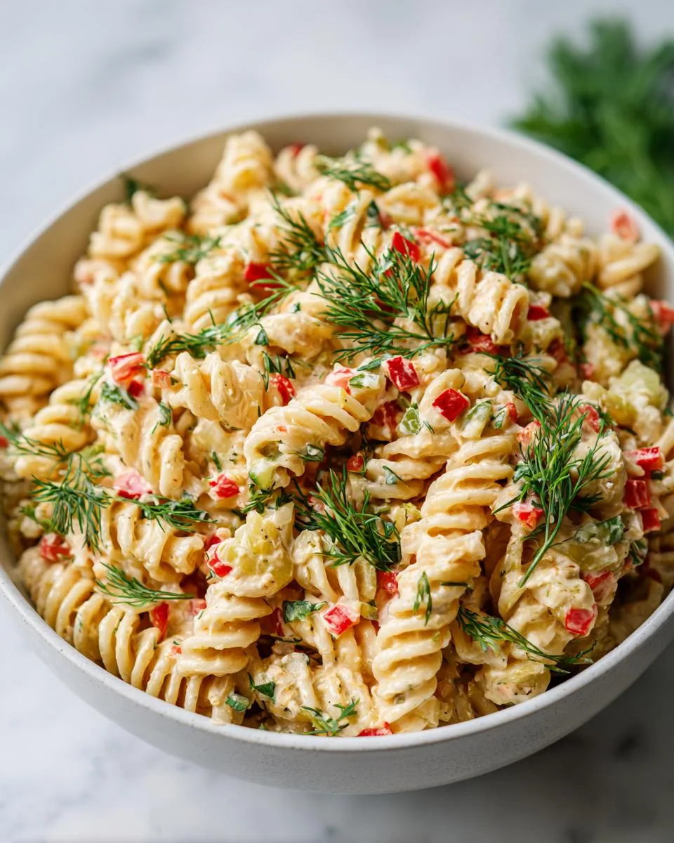 Dill Pickle Pasta Salad Recipe - detail 2