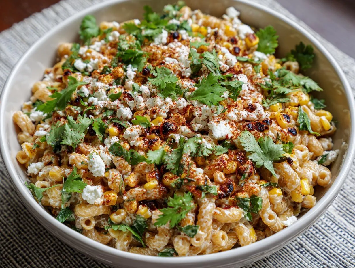 Irresistible Elote Inspired Pasta Salad Recipe in 30 Minutes