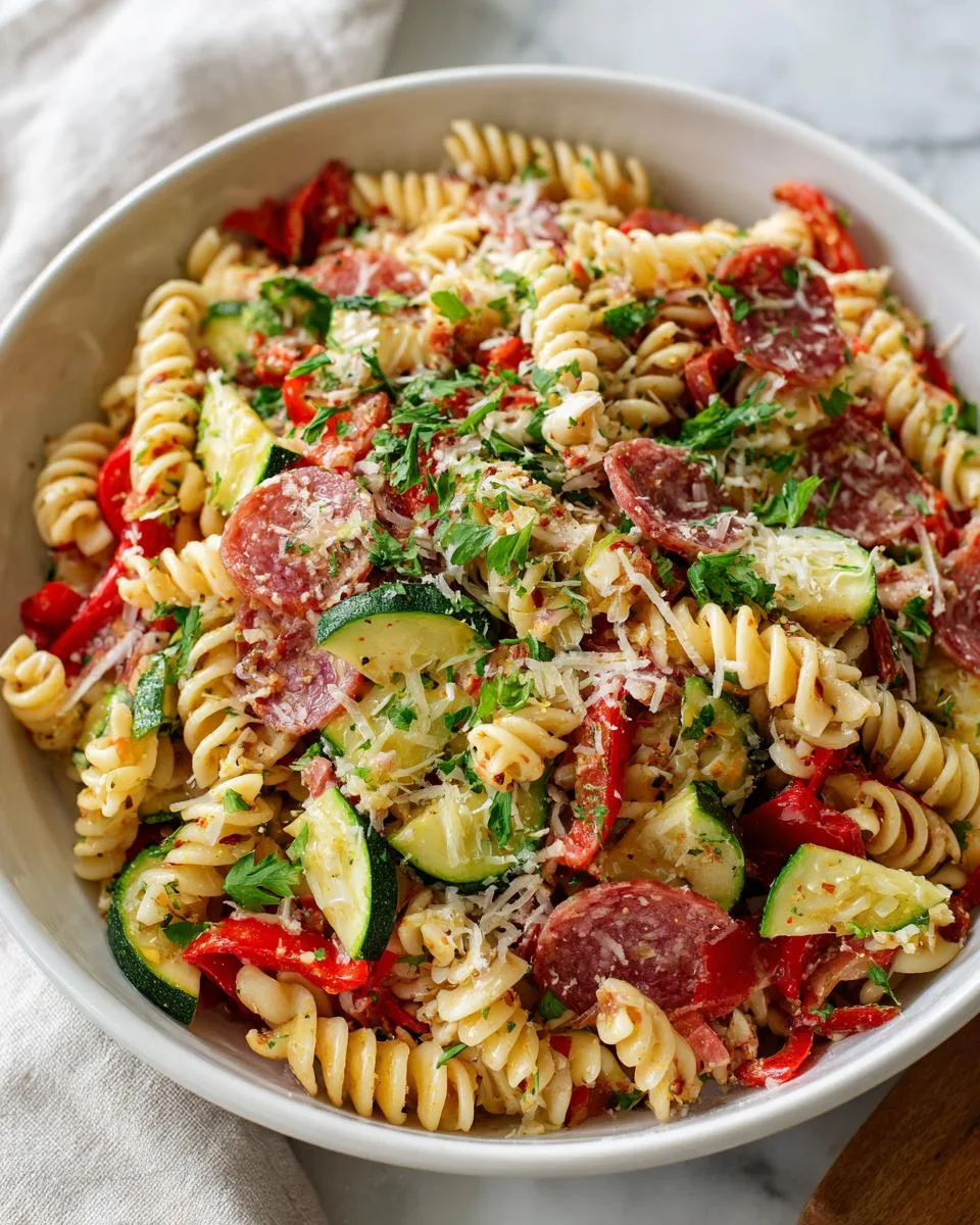Fresh Summer Pasta Salad Recipe - detail 1