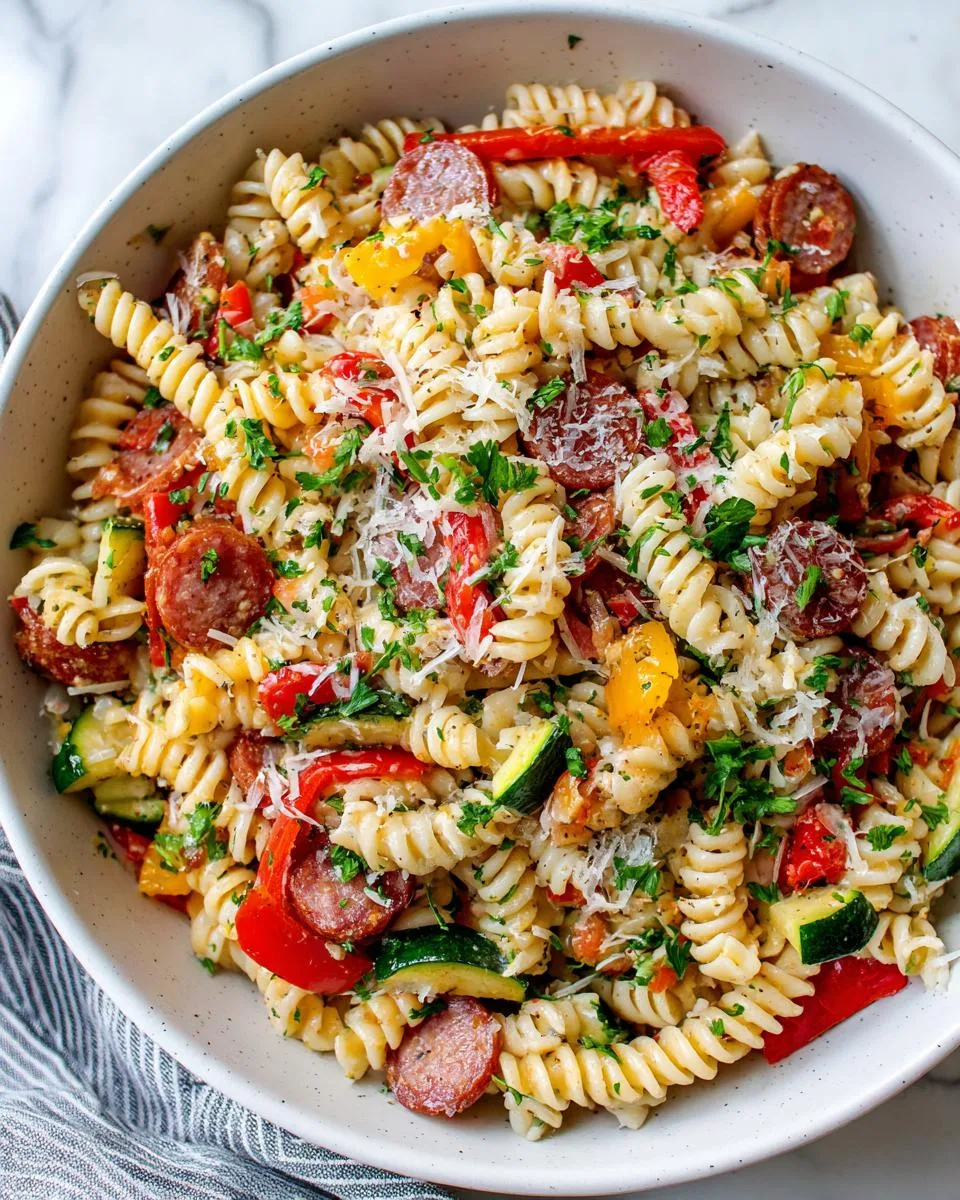 Fresh Summer Pasta Salad Recipe - detail 2
