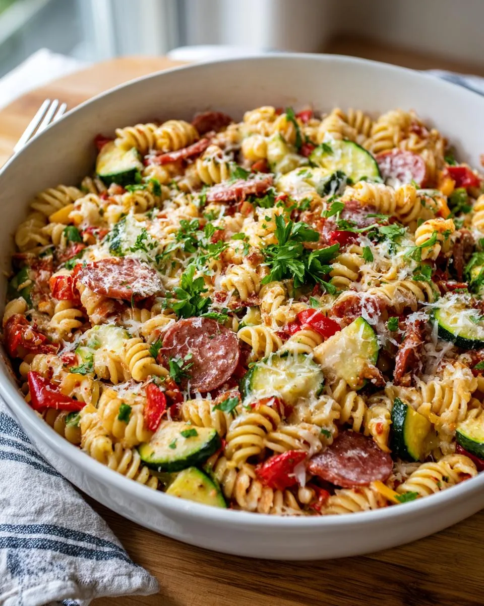 Fresh Summer Pasta Salad Recipe - detail 4