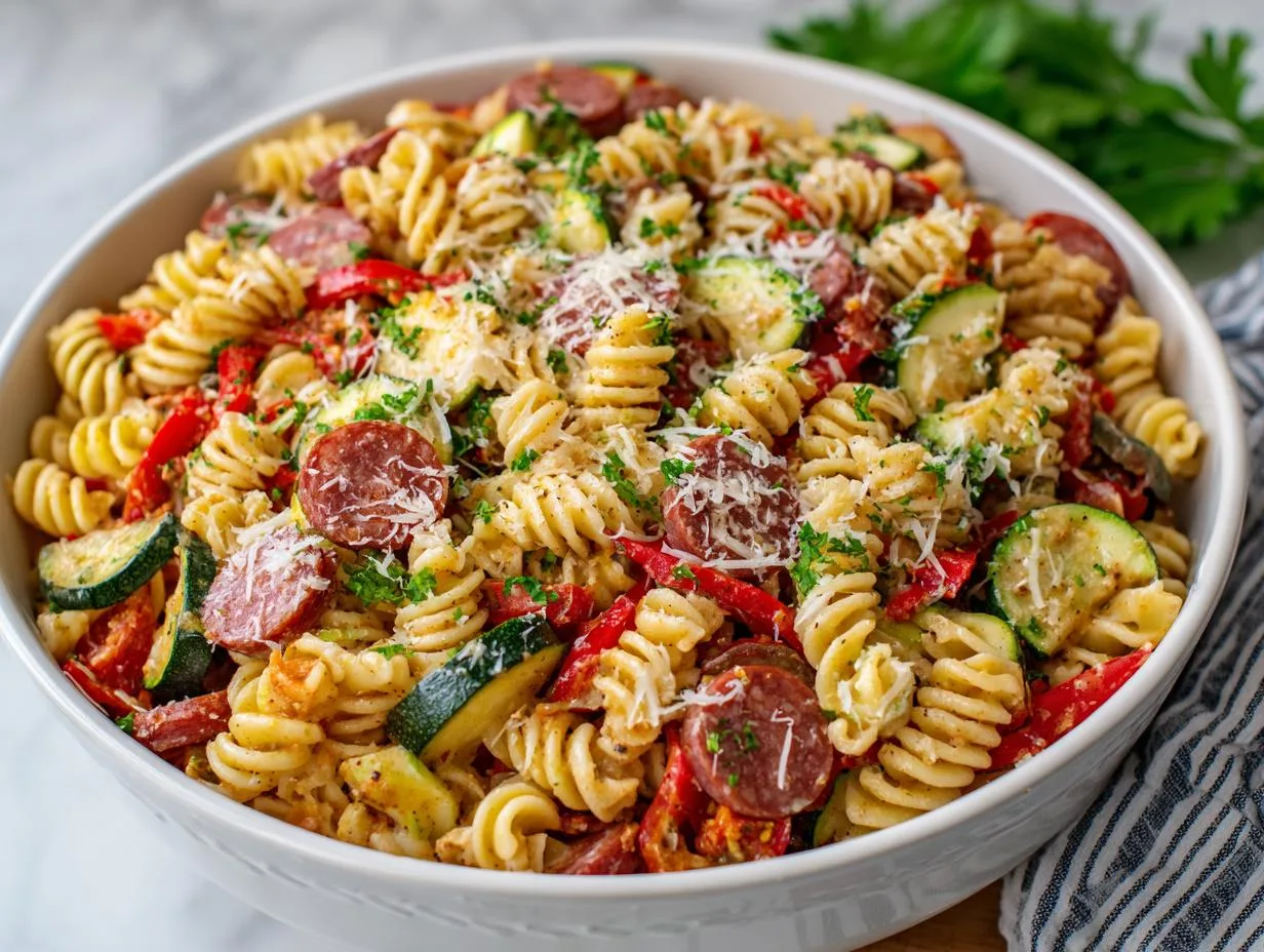 Ultimate Fresh Summer Pasta Salad Recipe in Just 8 Minutes
