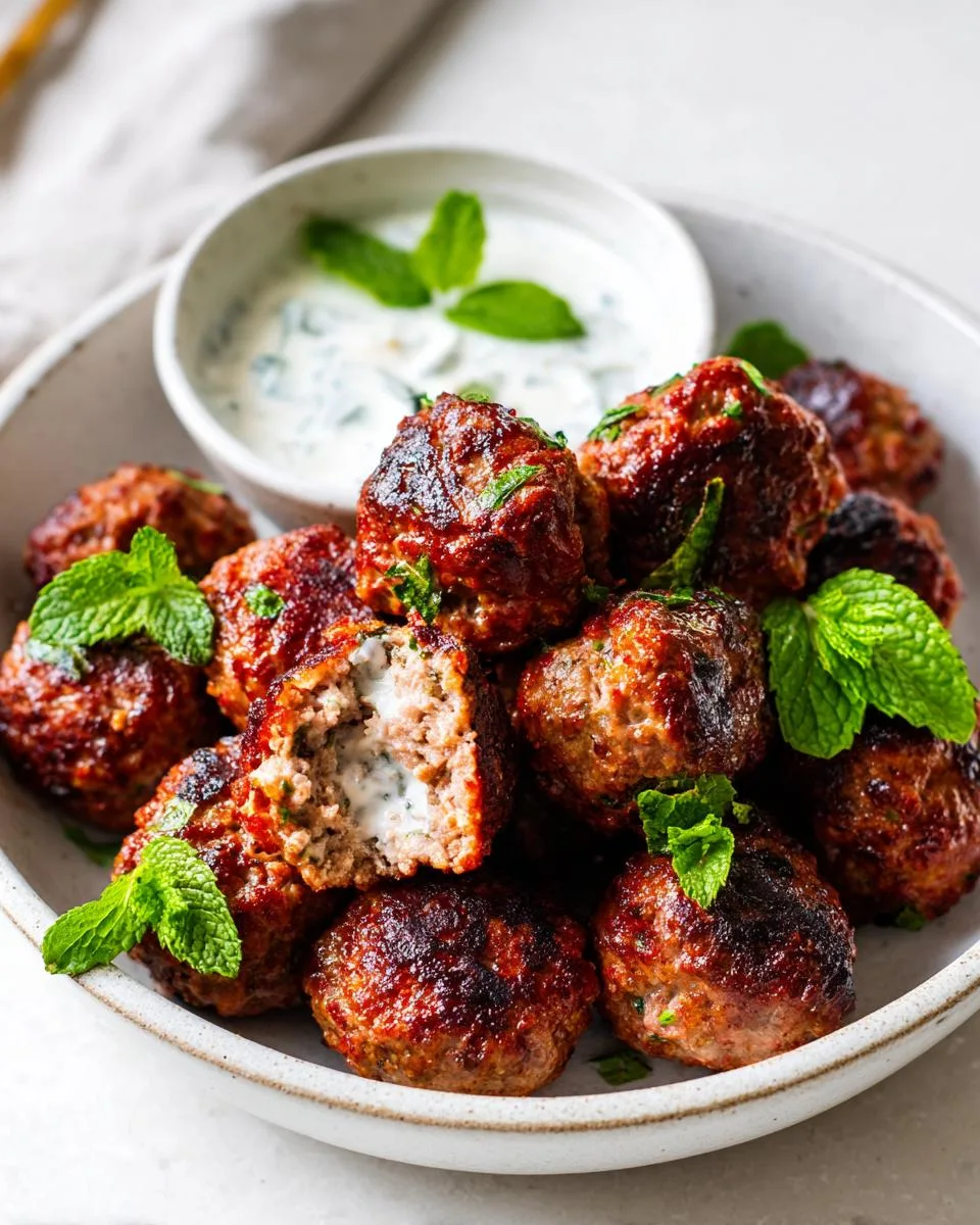Greek Beef Meatballs - detail 3