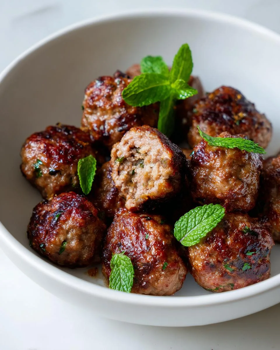 Greek Beef Meatballs - detail 4
