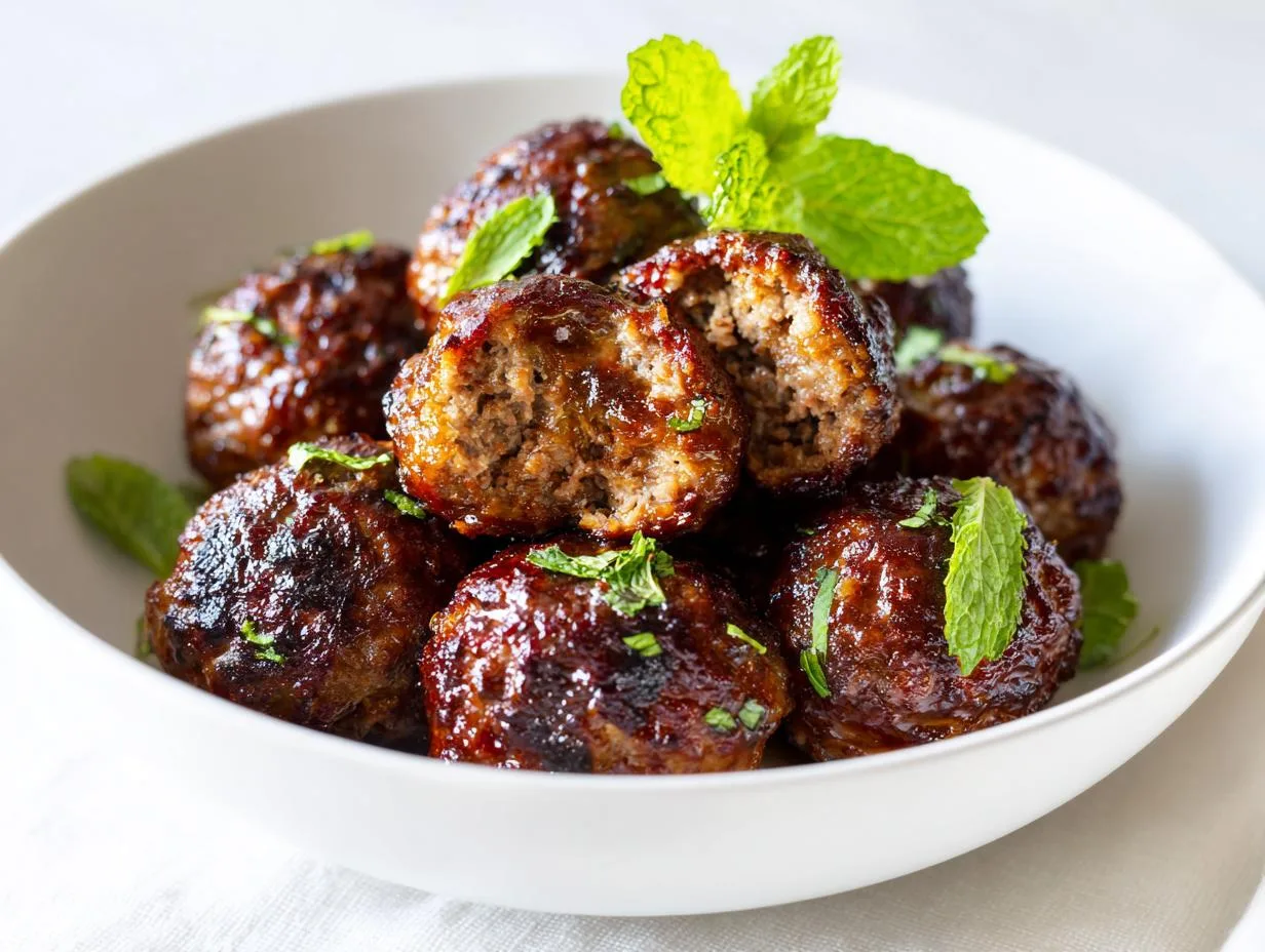 Juicy Greek Beef Meatballs with 3 Secret Spices