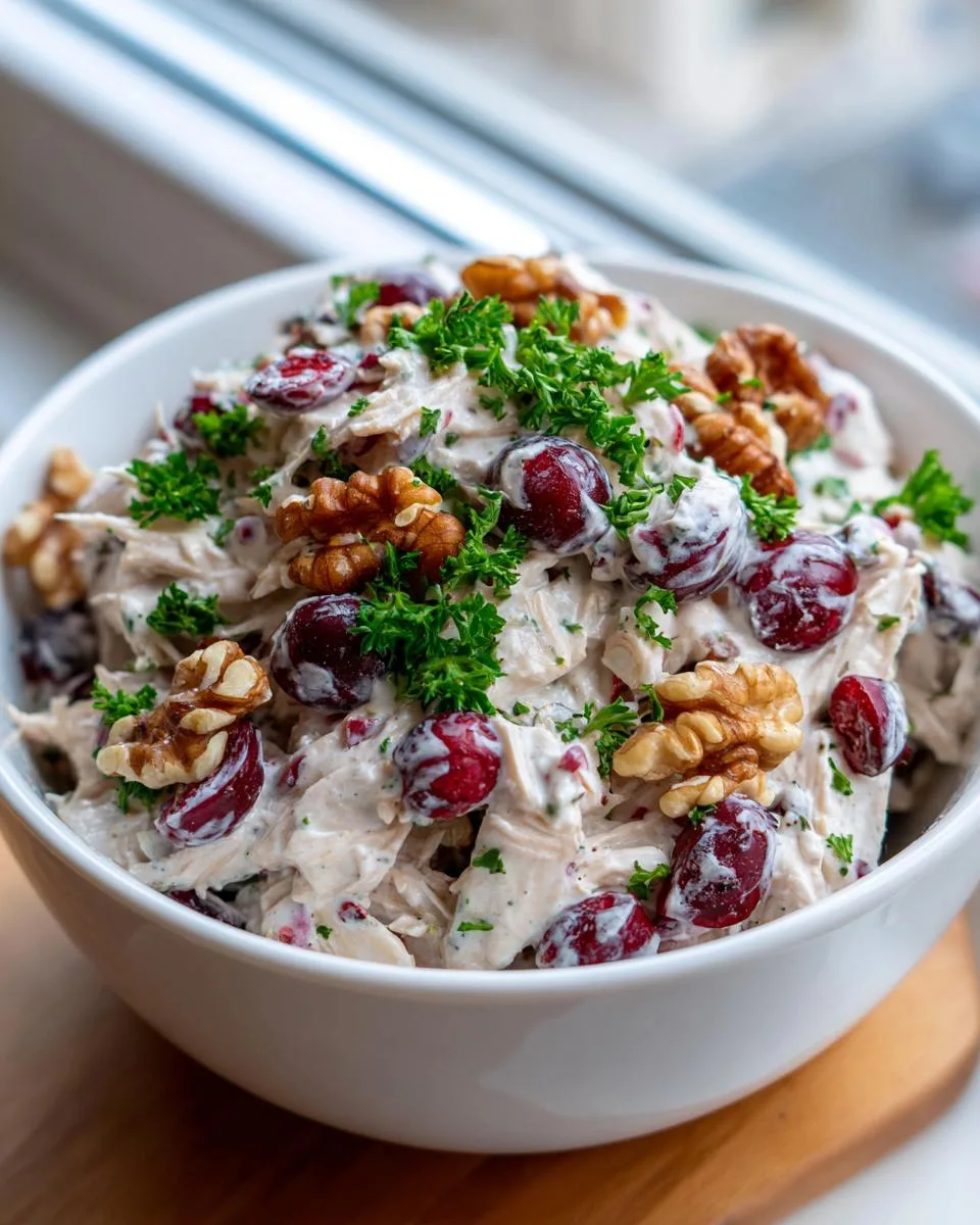 Greek Yogurt Cranberry Chicken Salad - detail 1