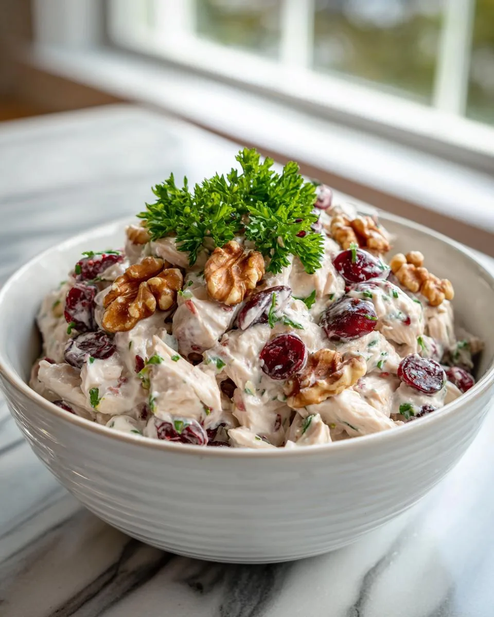 Greek Yogurt Cranberry Chicken Salad - detail 3