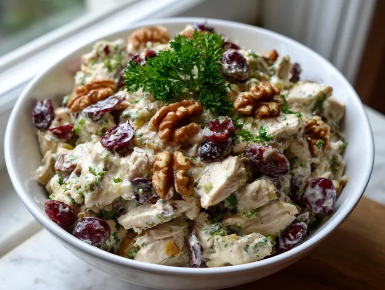 Greek Yogurt Cranberry Chicken Salad