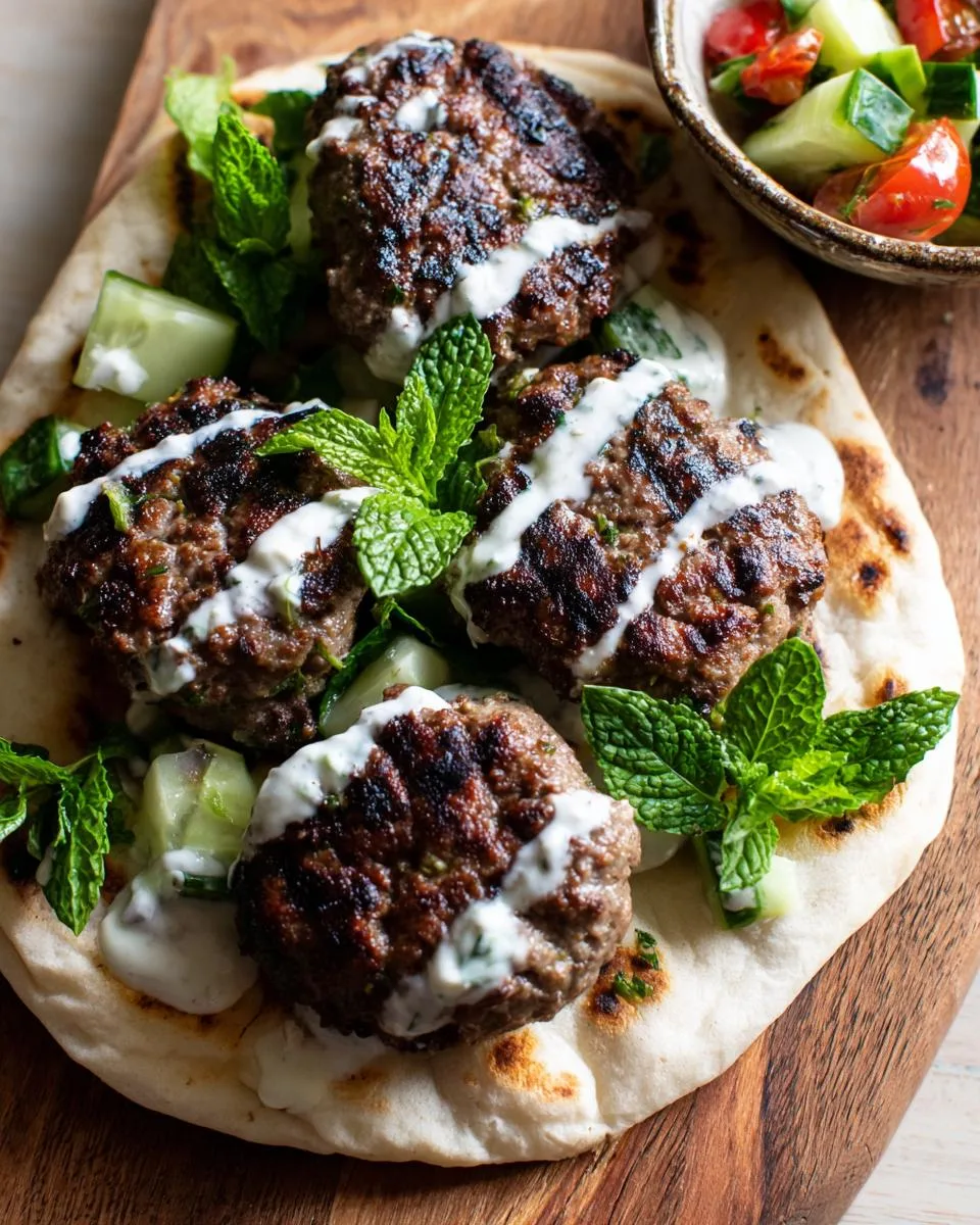 Grilled Ground Beef Kofta - detail 3