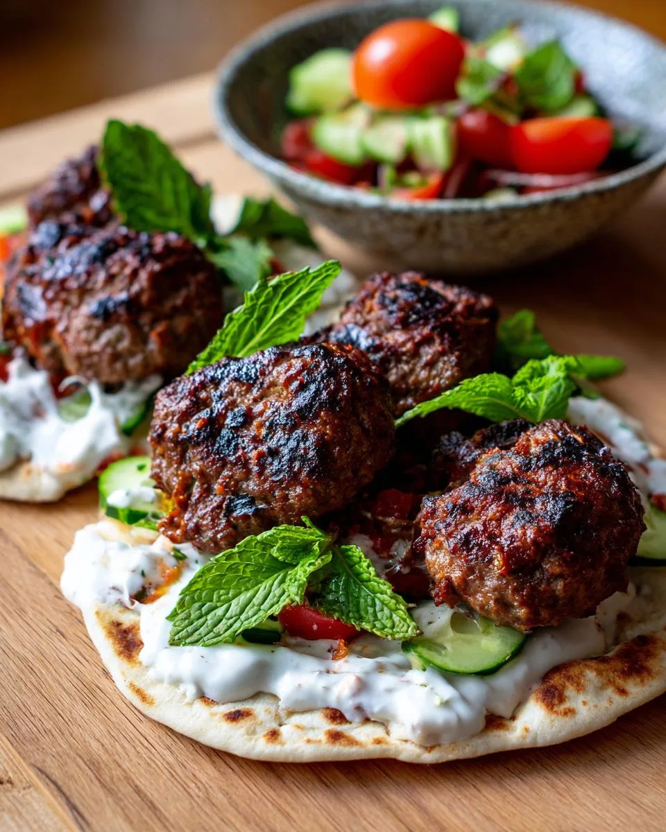Grilled Ground Beef Kofta - detail 4
