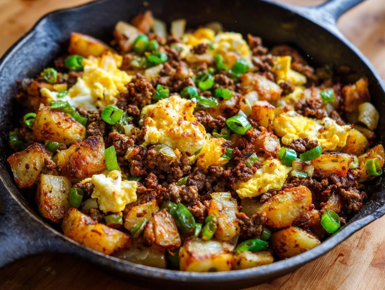 35-Minute Ground Beef Breakfast Hash That’s Irresistibly Crispy