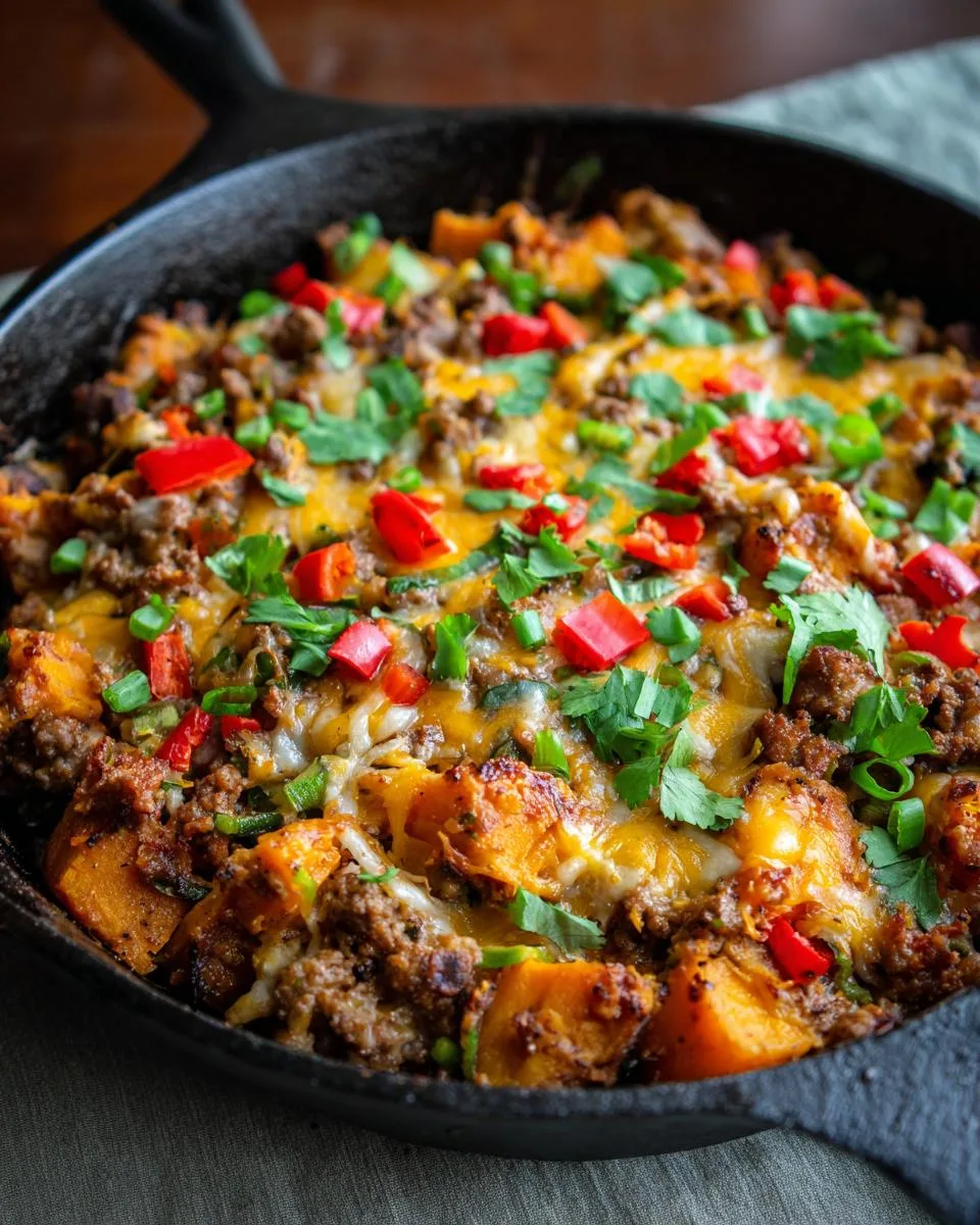 Ground Beef Sweet Potato Skillet - detail 1