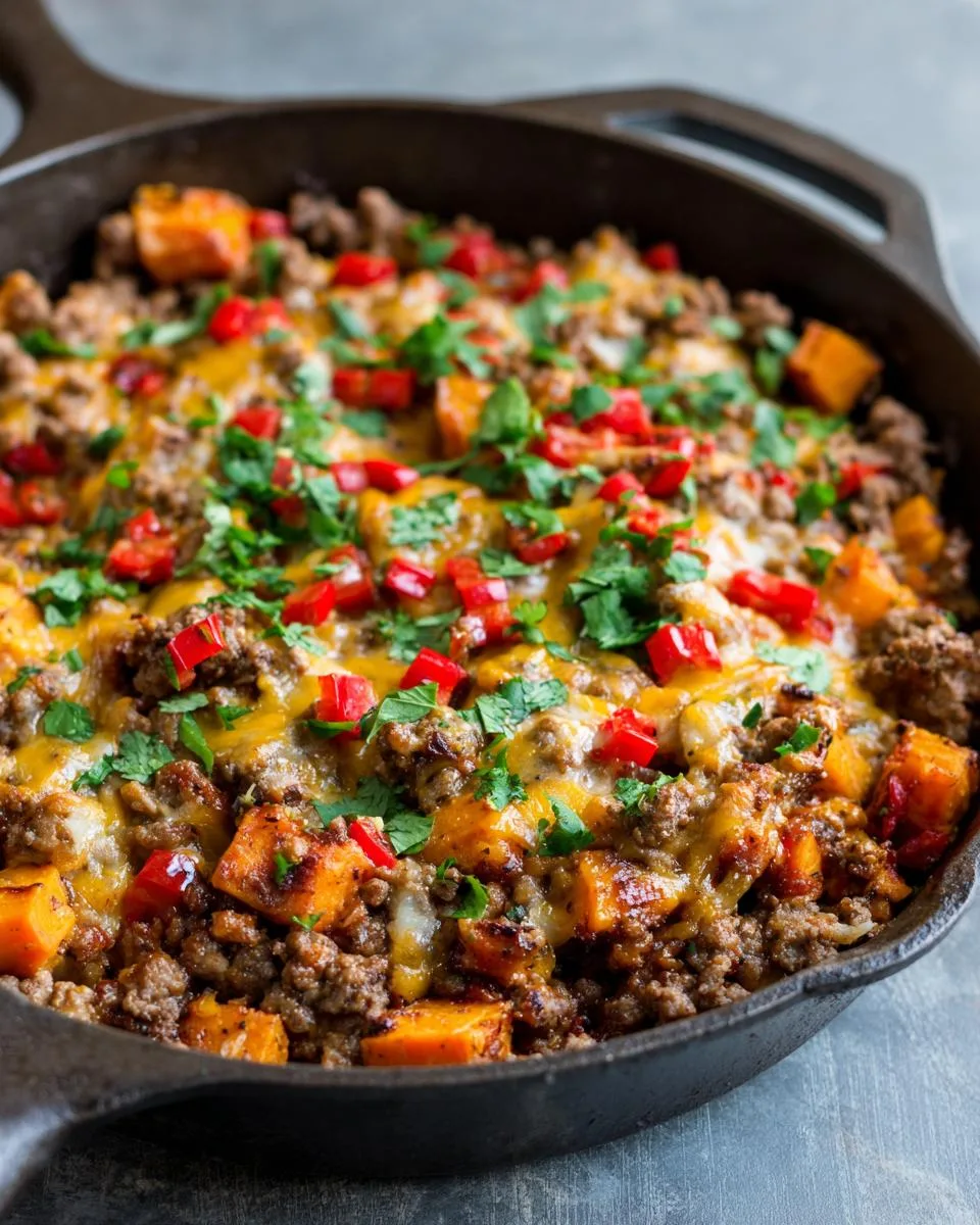Ground Beef Sweet Potato Skillet - detail 3