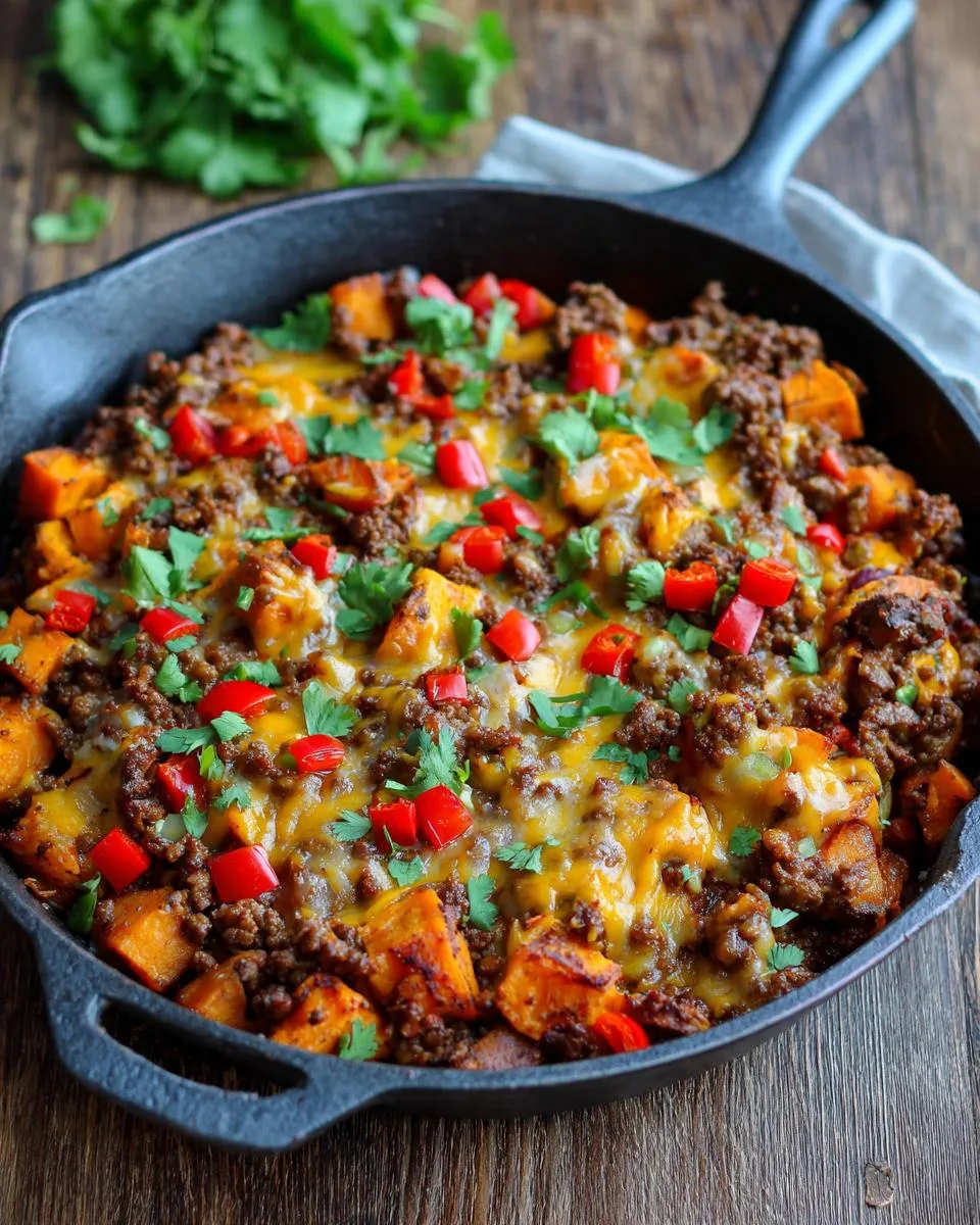 Ground Beef Sweet Potato Skillet - detail 4