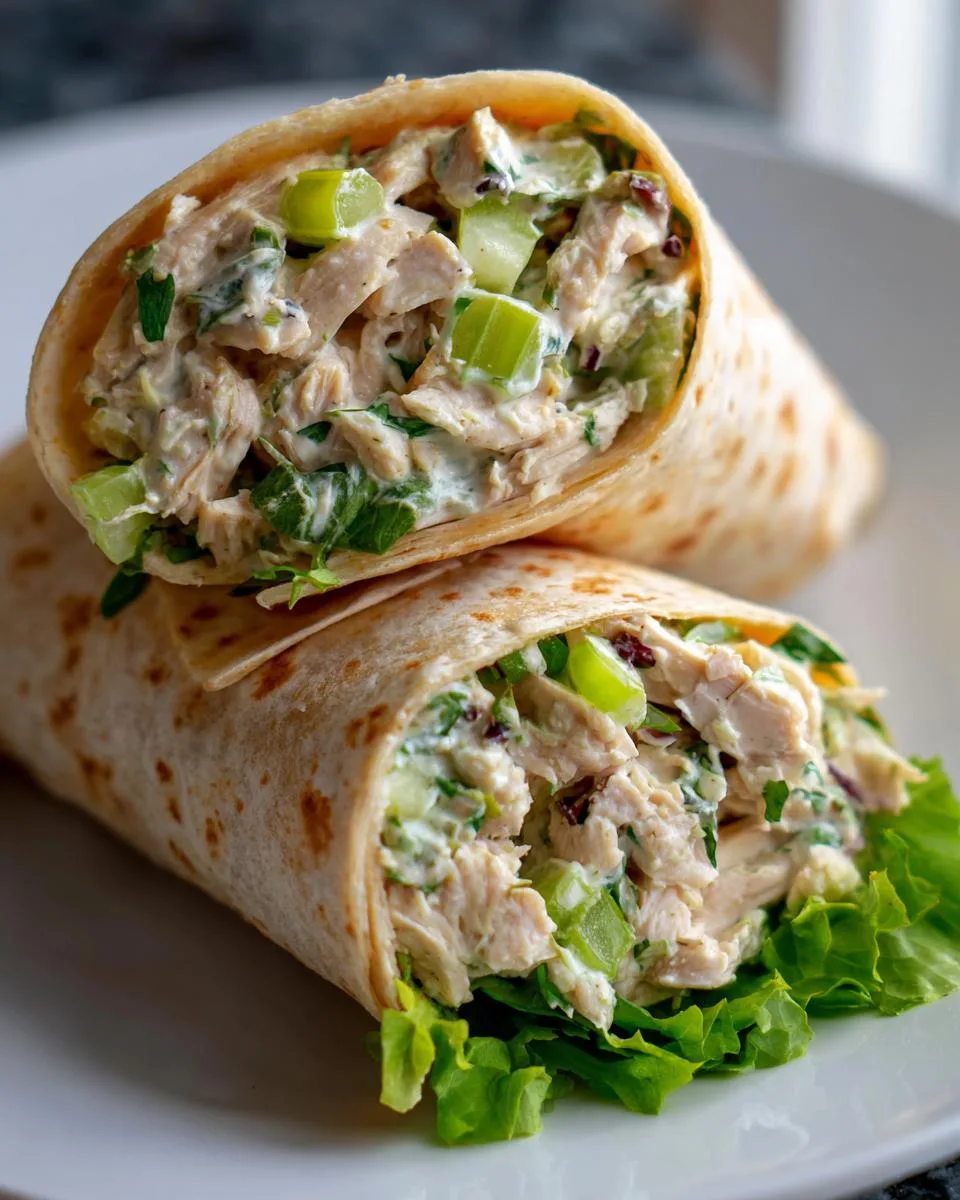 High Protein Chicken Salad Wraps - detail 1