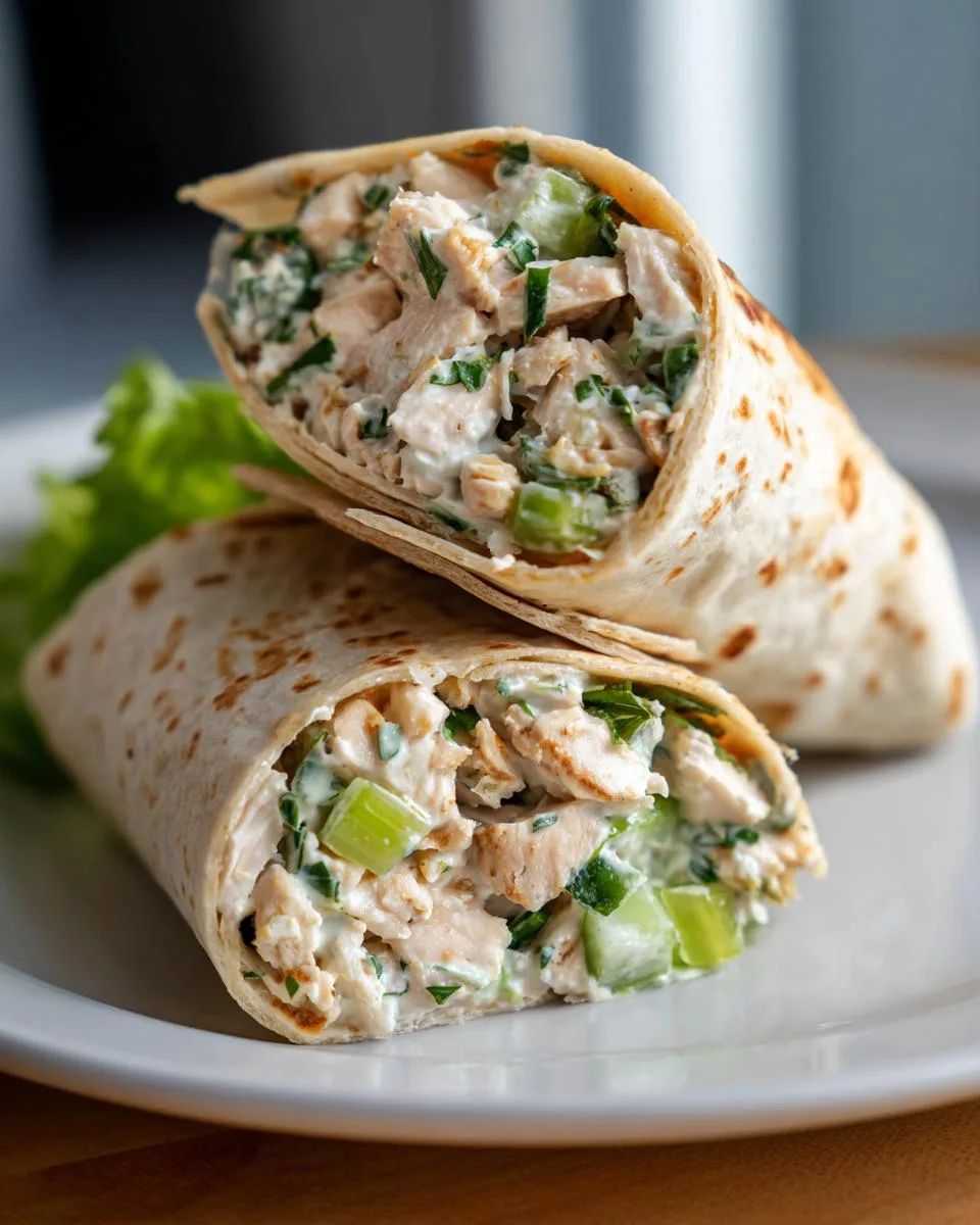 High Protein Chicken Salad Wraps - detail 2