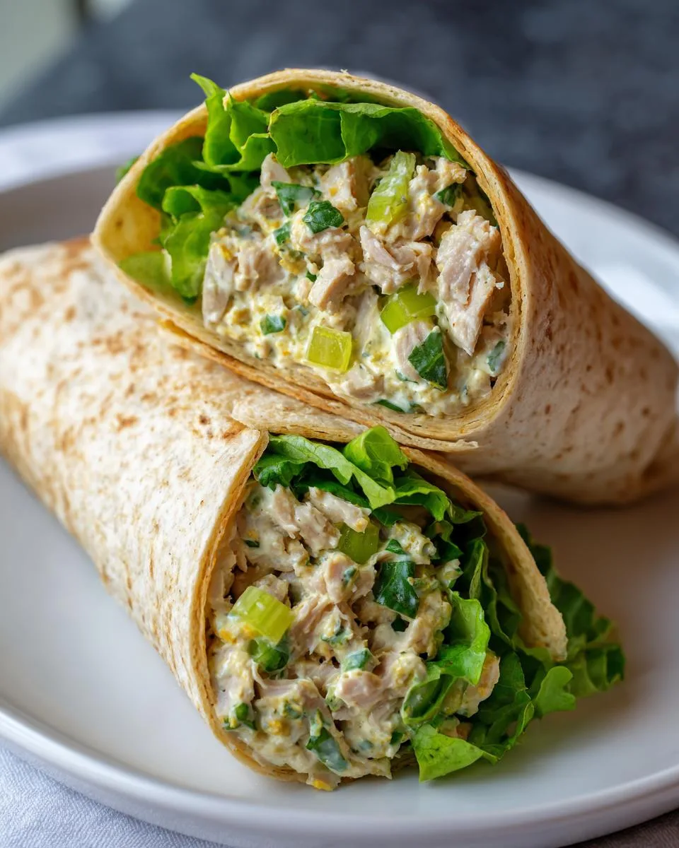 High Protein Chicken Salad Wraps - detail 4