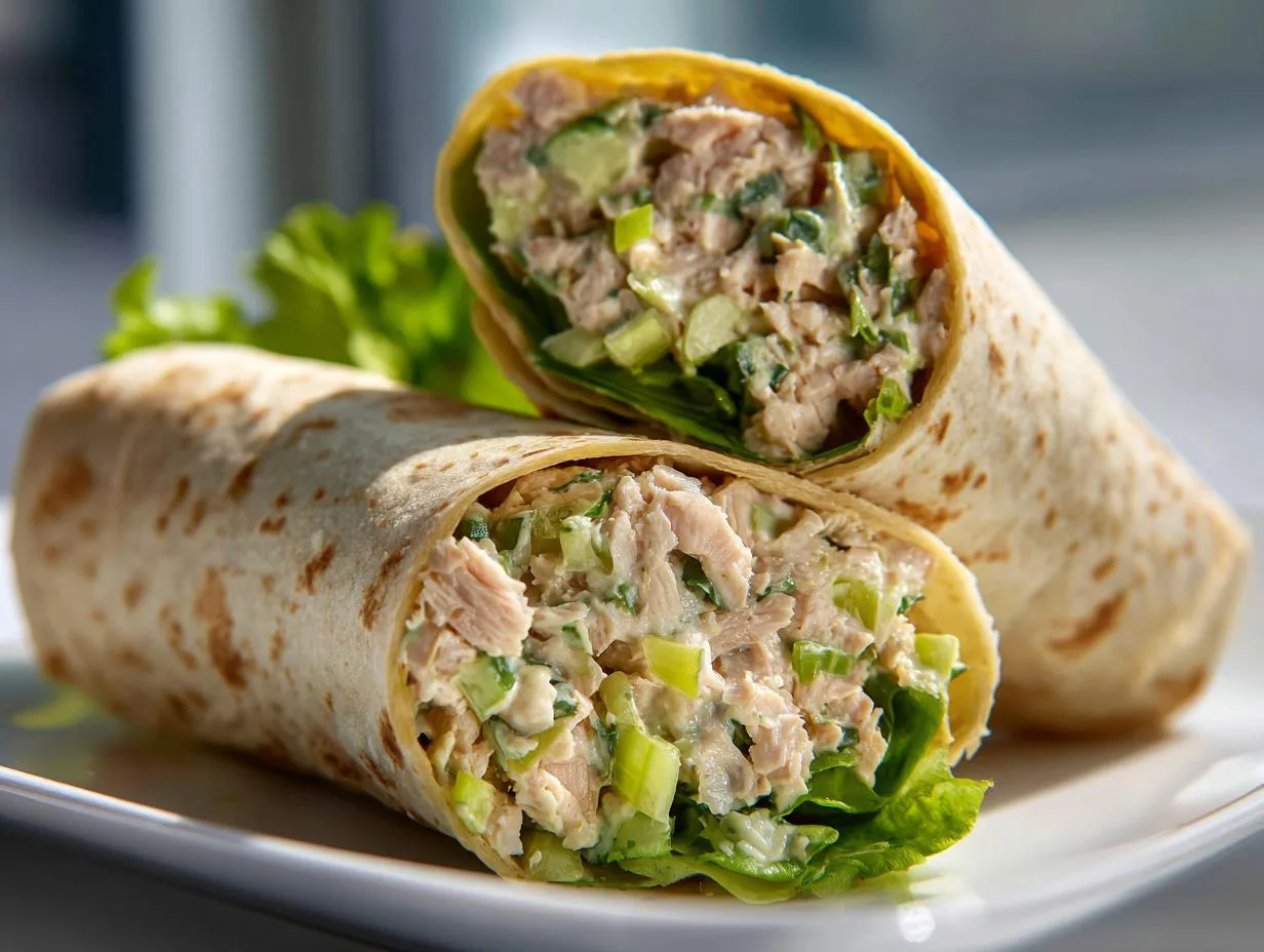 30g High Protein Chicken Salad Wraps – Quick & Delicious Power Lunch