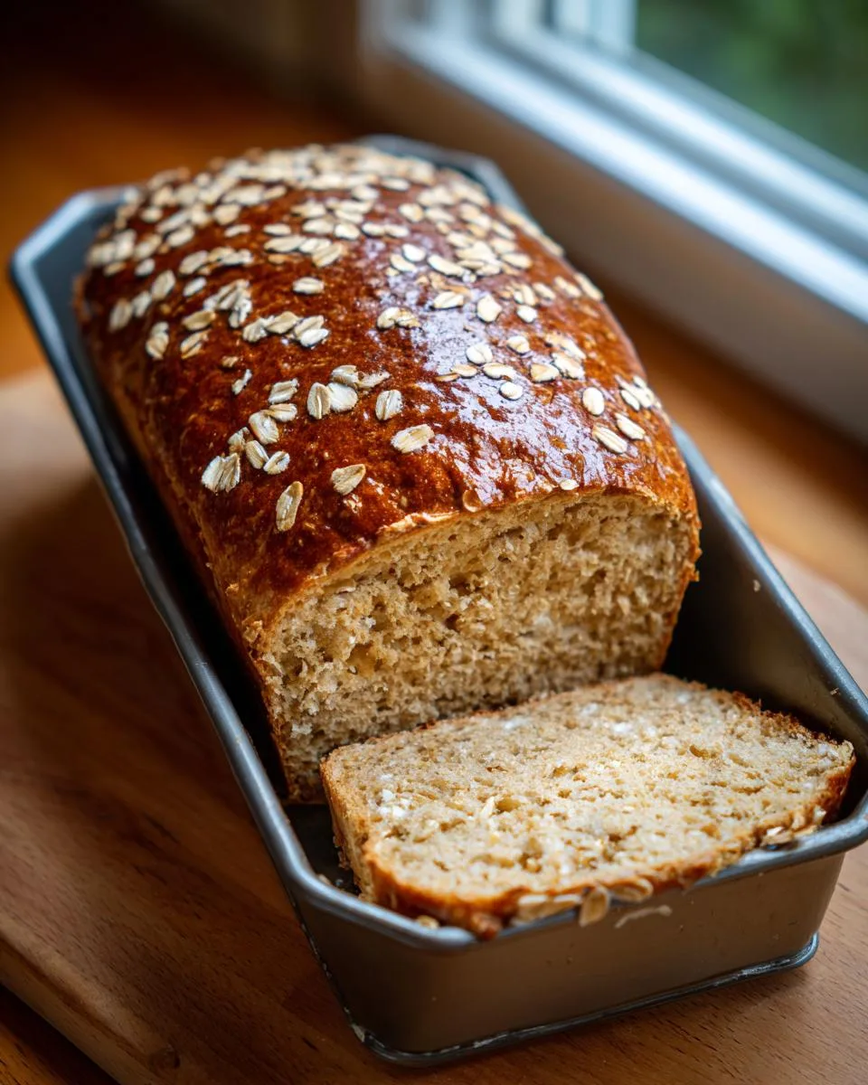 Homemade Honey Wheat Bread - detail 1