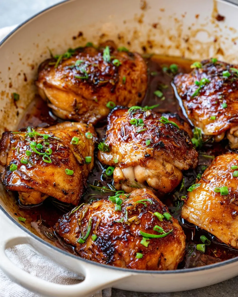 Honey Garlic Chicken Thighs - detail 3