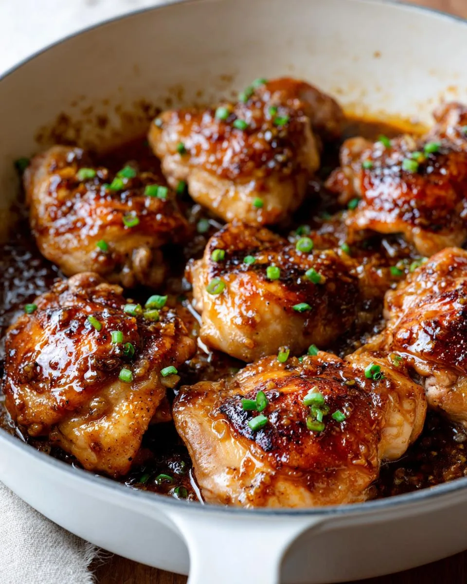 Honey Garlic Chicken Thighs - detail 4