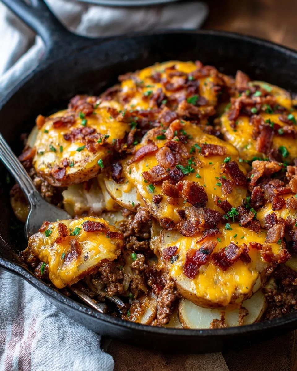 Loaded Beef Potato Bowls - detail 3