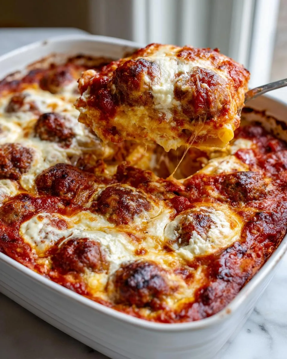 Meatball Pasta Bake - detail 4