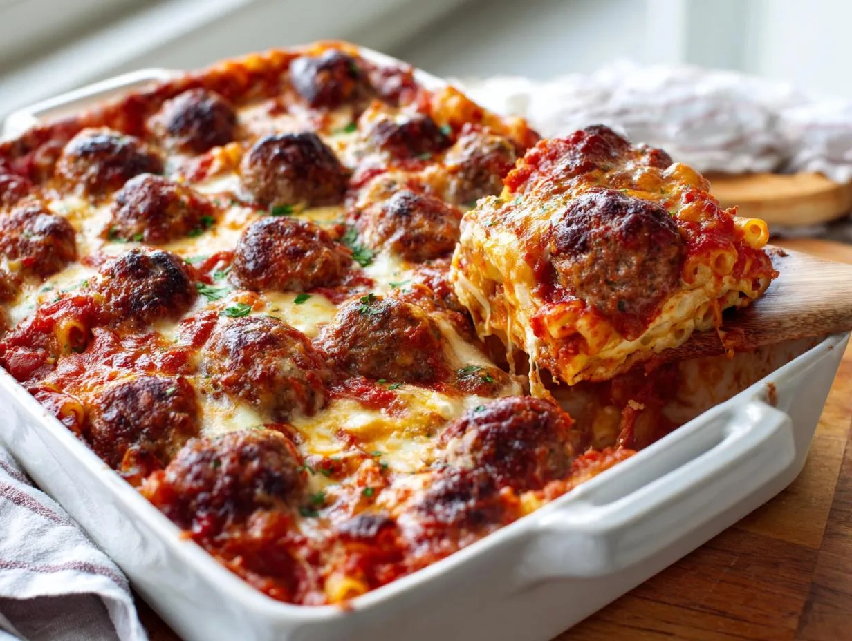 Irresistible 30-Minute Meatball Pasta Bake for Comfort