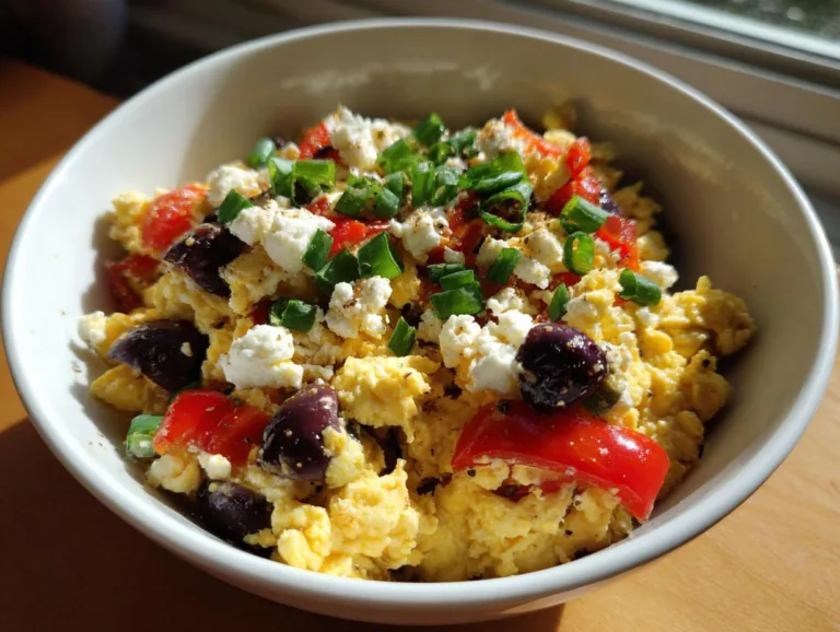 Mediterranean Egg Breakfast Bowls