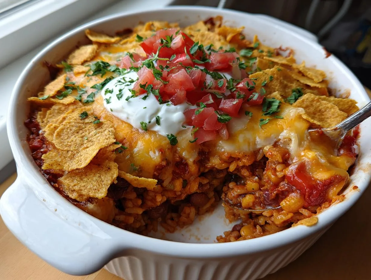 Irresistible 7-Ingredient Mexican Rice Casserole Recipe