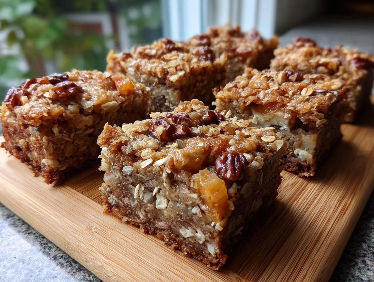 Heavenly Oatmeal Banana Breakfast Bars in 25 Minutes