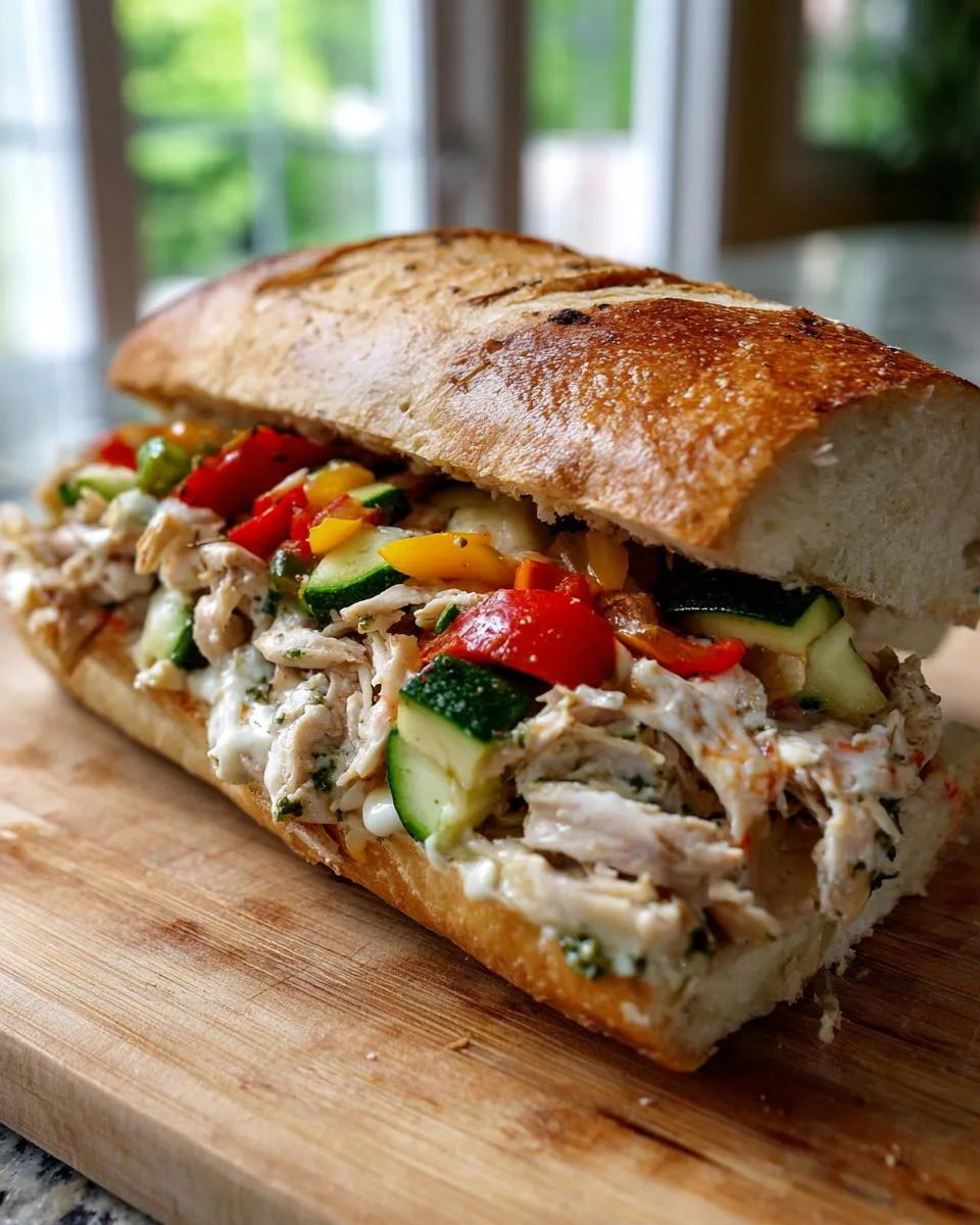 Pesto Chicken Sandwiches Crockpot - detail 3