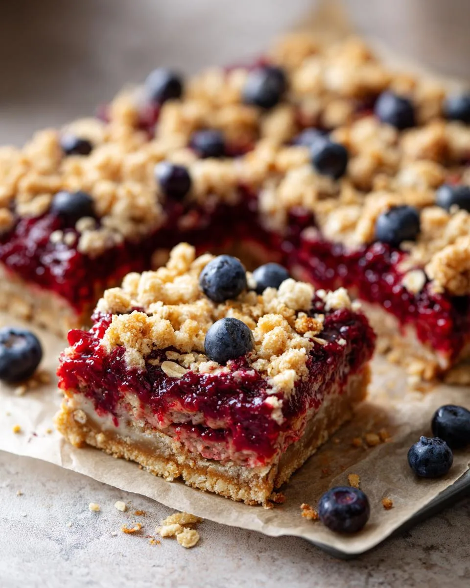 Red White Blue Oat Bars - detail 3