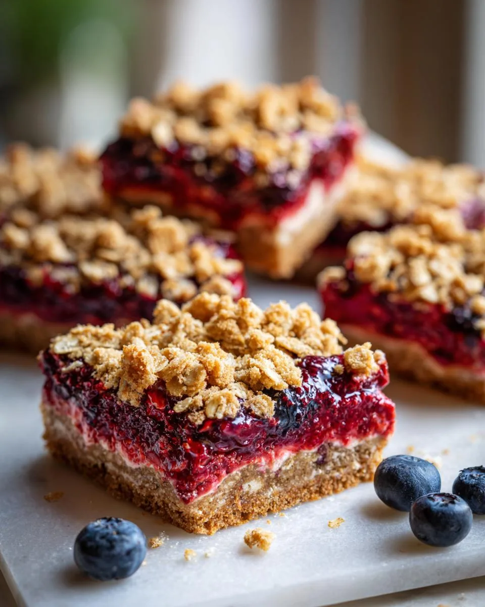 Red White Blue Oat Bars - detail 4